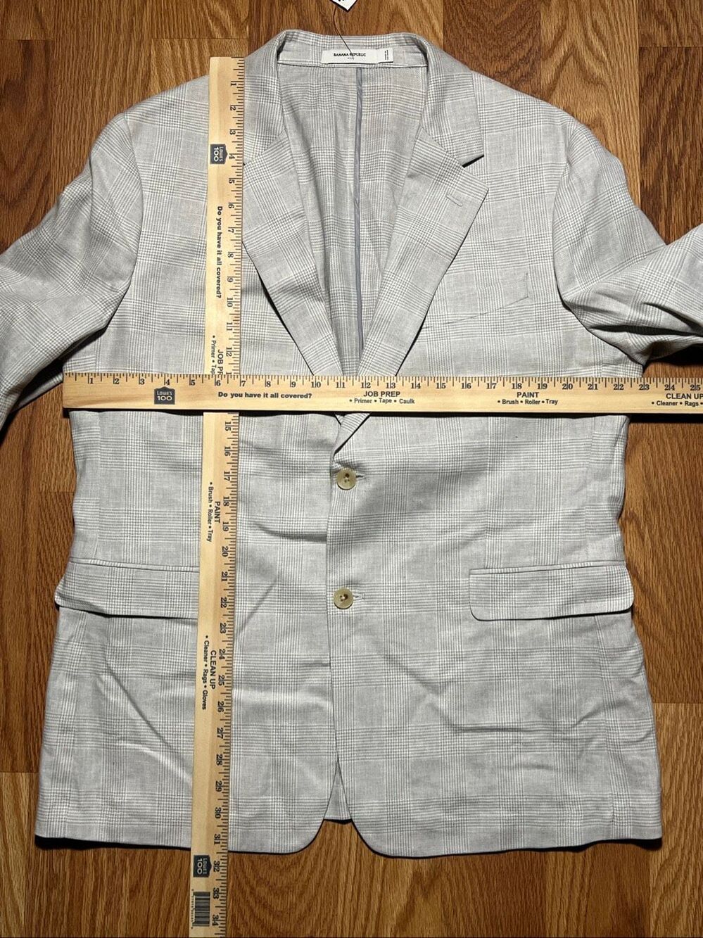 Banana Republic NWT Men’s Linen Blend Tailored Blazer Sport Coat 46R - Picture 7 of 8